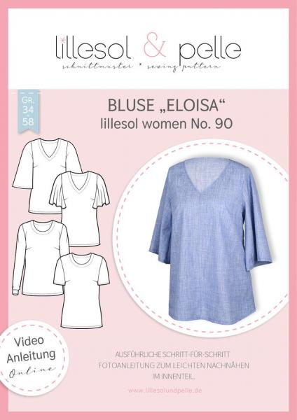 Papierschnittmuster lillesol women No.90 Bluse Eloisa